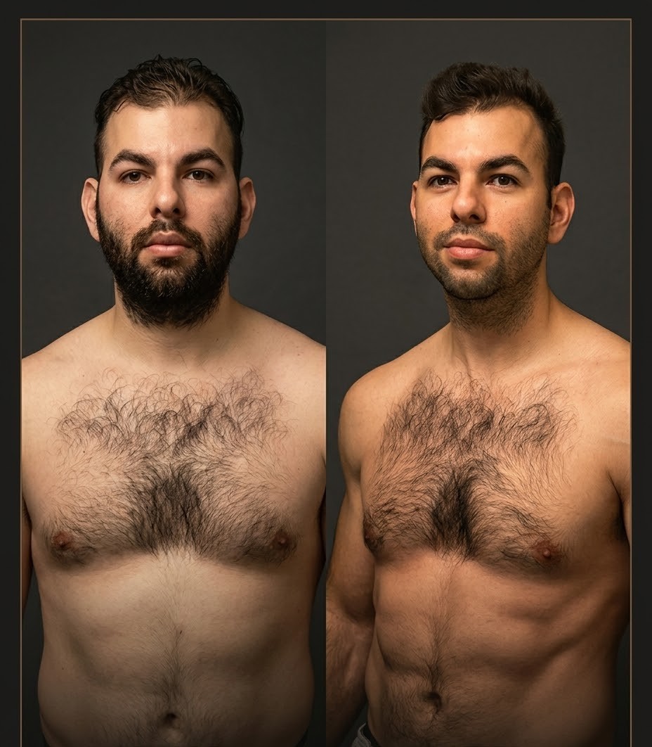 Juan's strength and performance transformation — before and after
